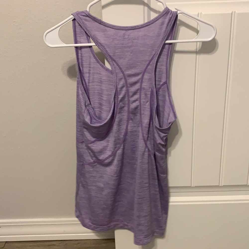 Purple Reebok Racerback Tank Top - Picture 2 of 3